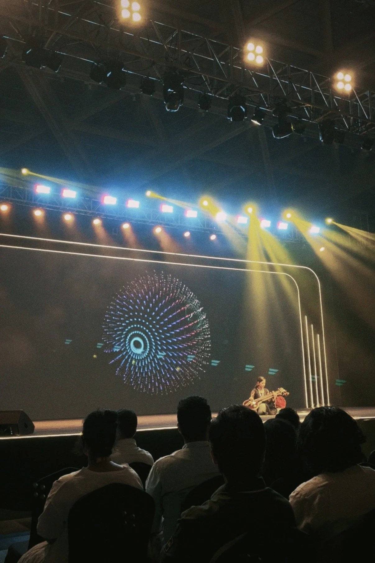 Tejj's data art on display at an international exhibition, work shown across Serbia, Africa, and India