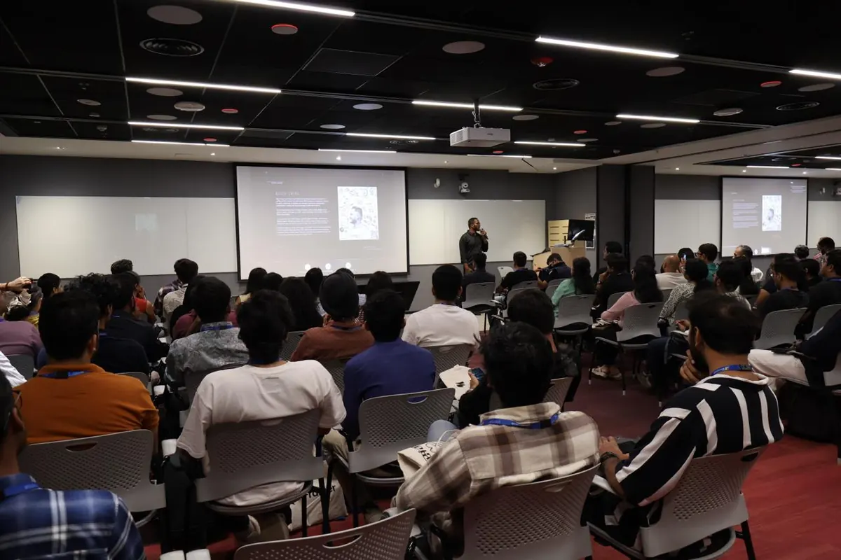 Tejj at Manifest Bengaluru event