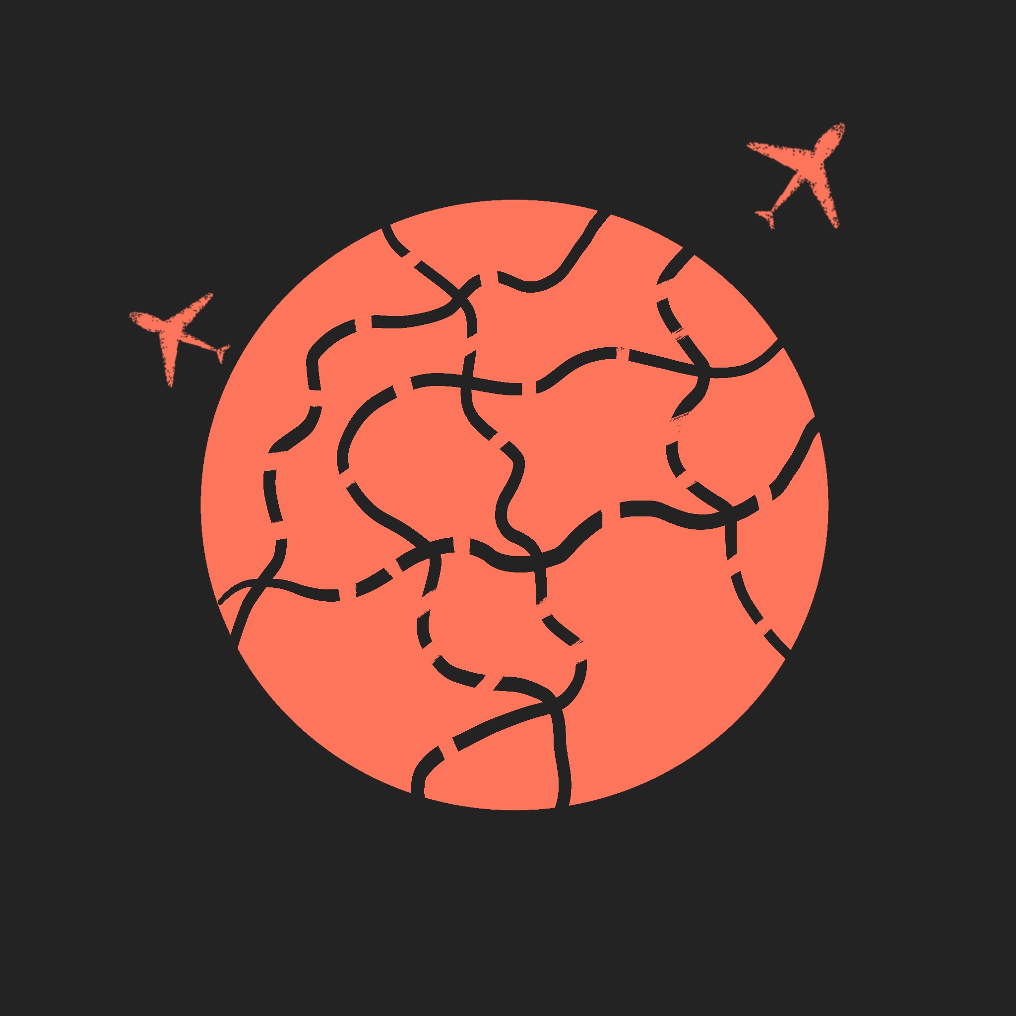 Travel pin — Tejj has worked and presented across multiple countries